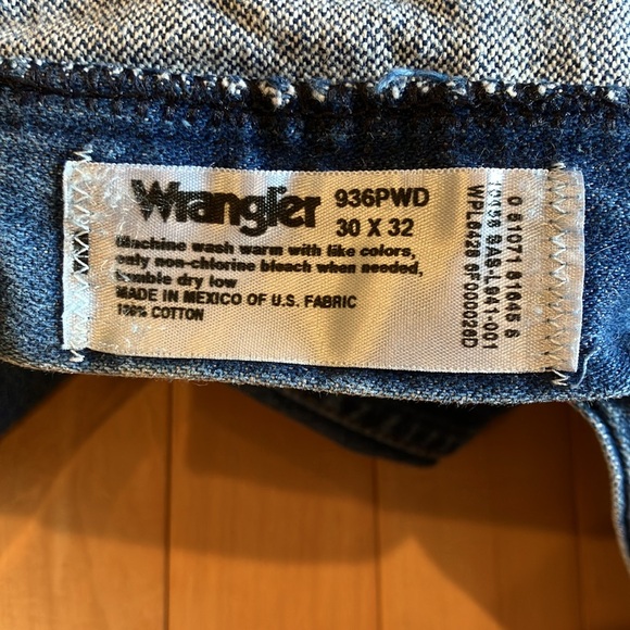 Wrangler 30x32 100% Cotton - Picture 4 of 4